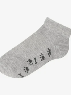 Socquettes motif de pattes doux sous la semelle