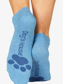 Socquettes motif de pattes doux sous la semelle