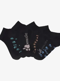 Socquettes motif de pattes doux sous la semelle