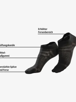 Socquettes à structure piqué