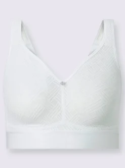 Soutien-gorge confort sans armatures à bonnets préformés avec applications décoratives