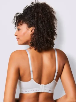 Soutien-gorge à coques sans armatures avec dentelle florale