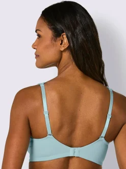 Soutien-gorge à coques sans armatures avec nœud et bretelles réglables