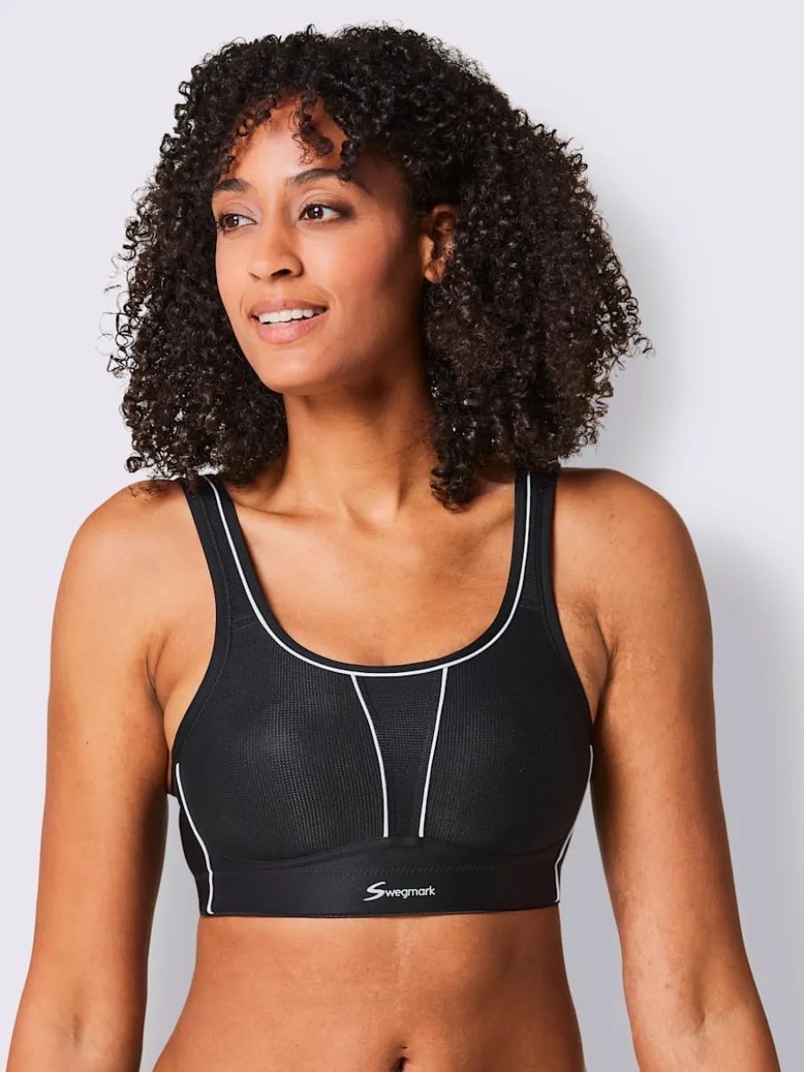 Soutien-gorge de sport sans armatures à maintien optimal avec bretelles réglables