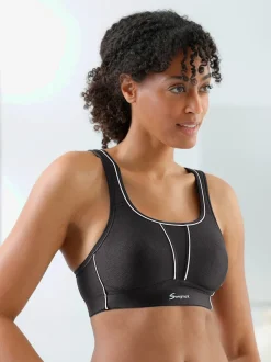 Soutien-gorge de sport sans armatures à maintien optimal avec bretelles réglables
