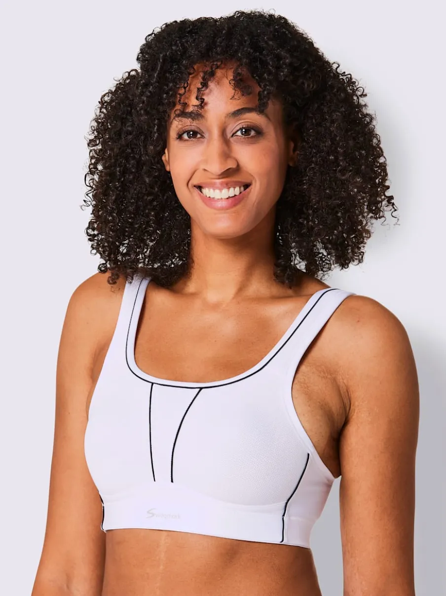 Soutien-gorge de sport sans armatures à maintien optimal avec bretelles réglables