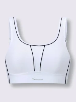 Soutien-gorge de sport sans armatures à maintien optimal avec bretelles réglables