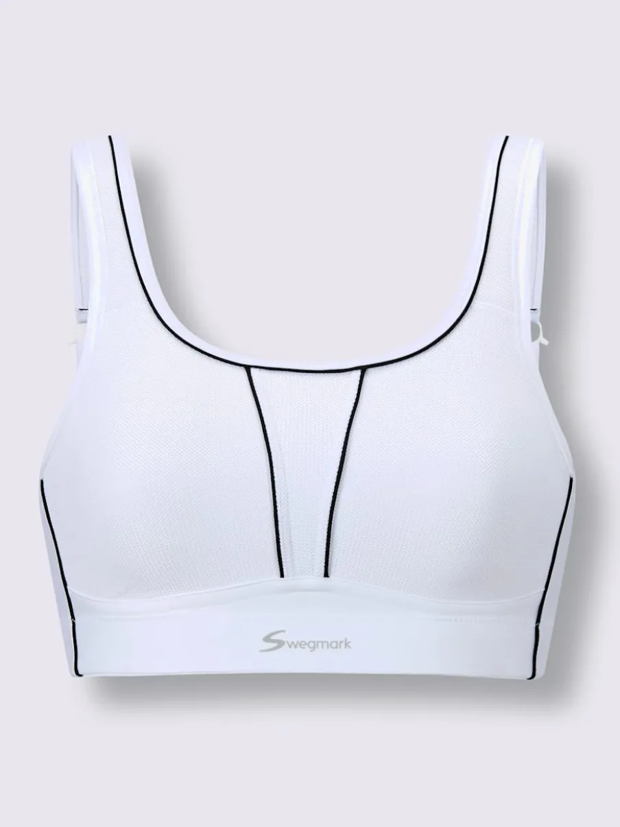 Soutien-gorge de sport sans armatures à maintien optimal avec bretelles réglables