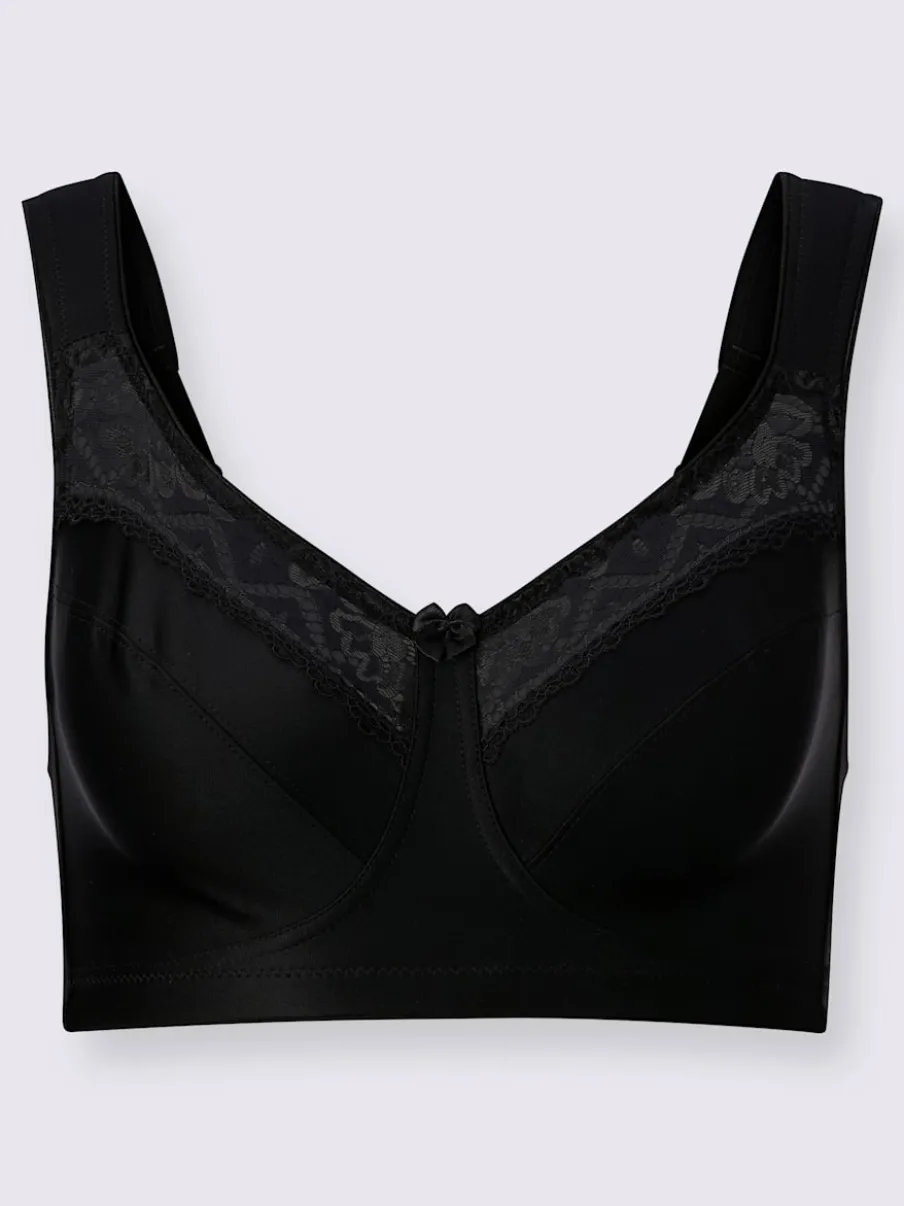 Soutien-gorge large sans armatures avec larges bretelles rembourrées