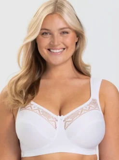 Soutien-gorge large sans armatures avec larges bretelles rembourrées