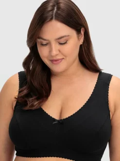 Soutien-gorge large sans armatures bon. b, c, d, e, f, g