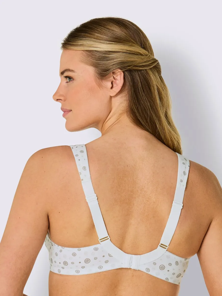 Soutien-gorge large sans armatures à bonnets en 3 parties