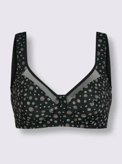 Soutien-gorge large sans armatures à bonnets en 3 parties