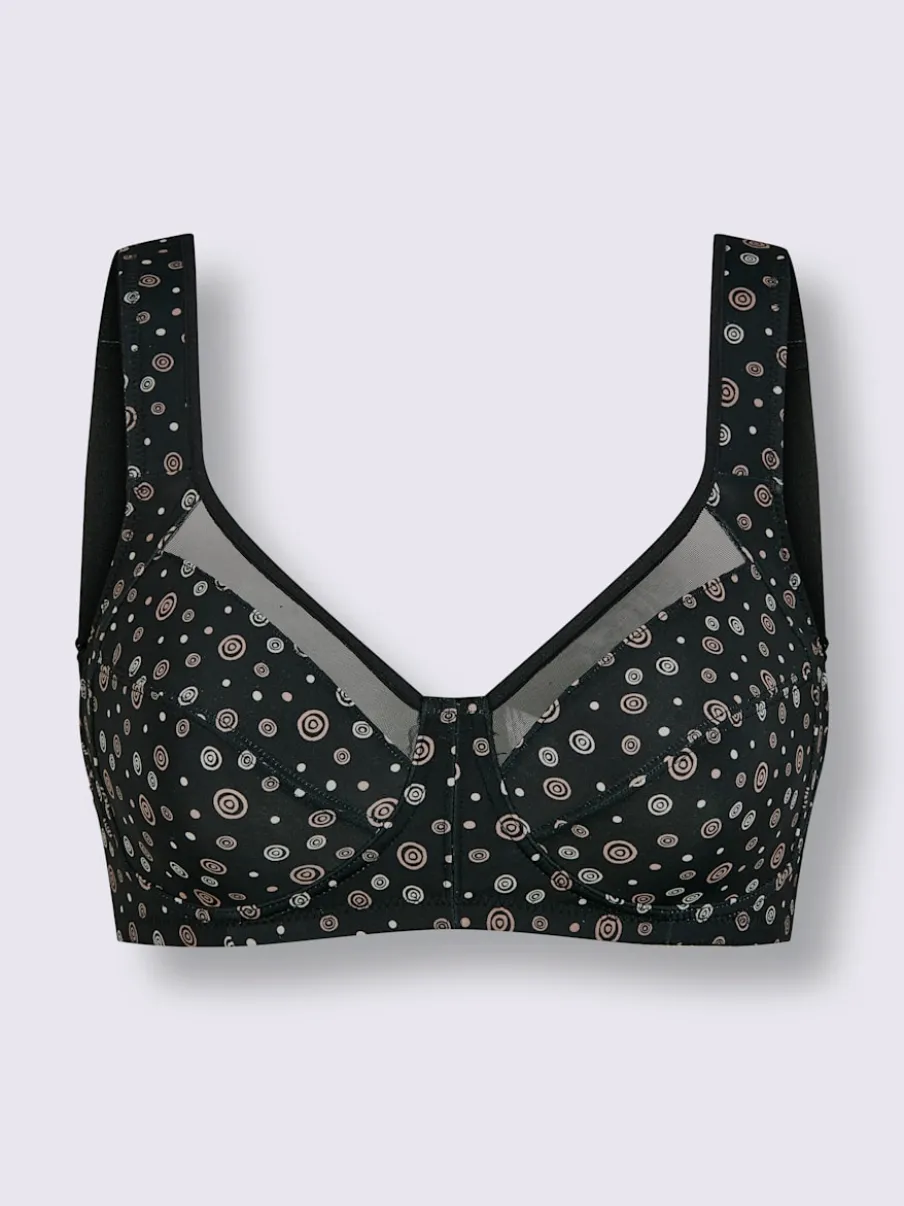 Soutien-gorge large sans armatures à bonnets en 3 parties