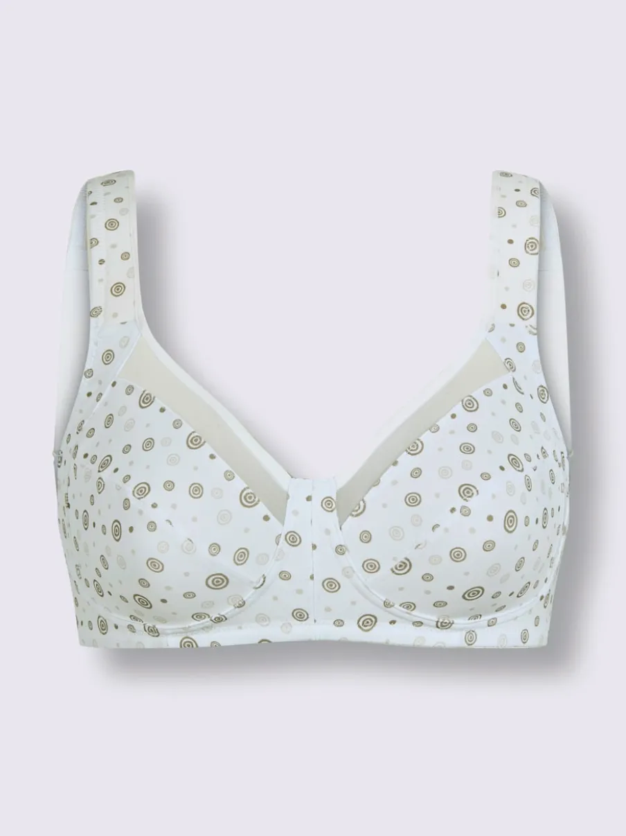 Soutien-gorge large sans armatures à bonnets en 3 parties