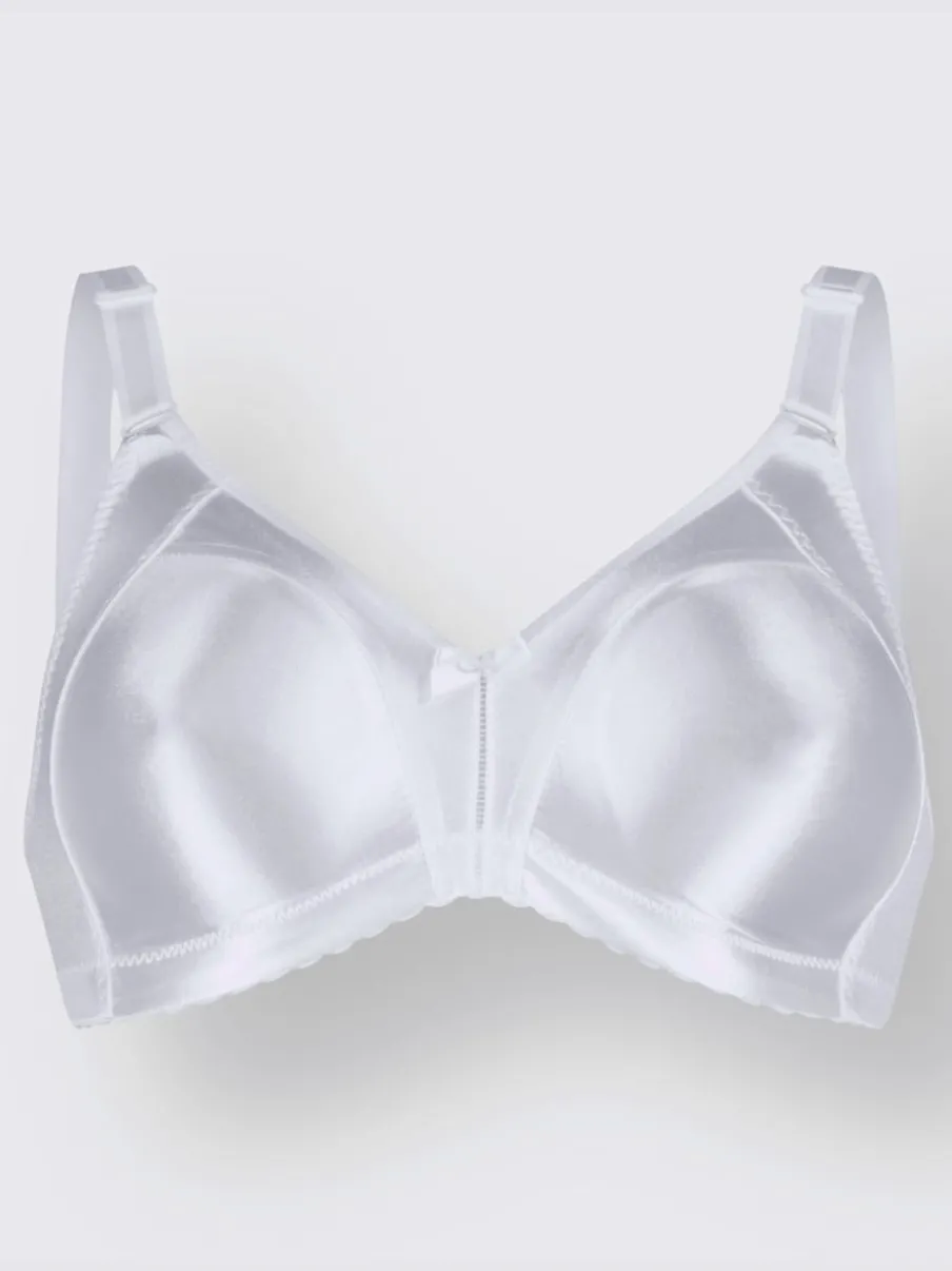 Soutien-gorge minimiseur sans armatures à bonnets moulés et bretelles larges