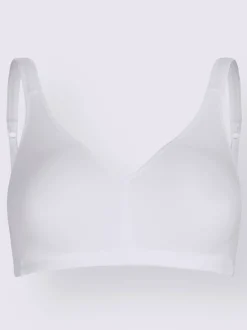 Soutien-gorge sans armatures à bonnets moulés avec bretelles rembourrées