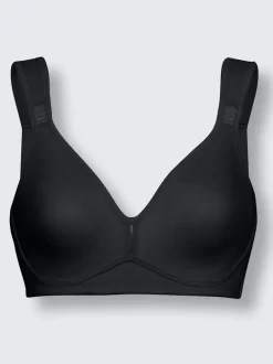 Soutien-gorge sans armatures à bonnets moulés et bretelles réglables