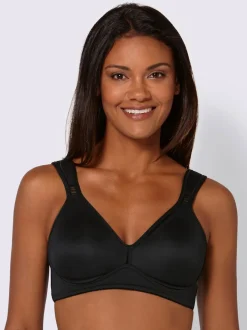 Soutien-gorge sans armatures à bonnets moulés et bretelles réglables