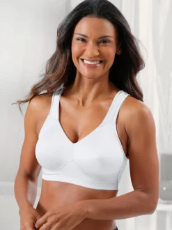 Soutien-gorge sans armatures à bonnets moulés et bretelles larges