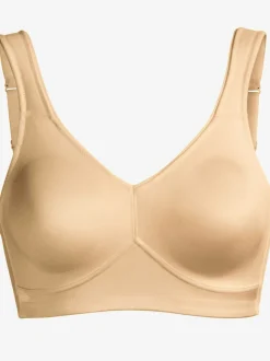 Soutien-gorge sans armatures à bonnets moulés et bretelles larges