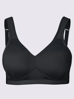 Soutien-gorge sans armatures à bonnets moulés et bretelles larges