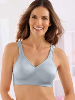 Soutien-gorge sans armatures à bonnets moulés et bretelles larges