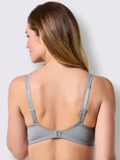 Soutien-gorge sans armatures à bonnets 2 parties avec dentelle