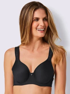 Soutien-gorge sans armatures à bonnets spacer respirants et dentelle