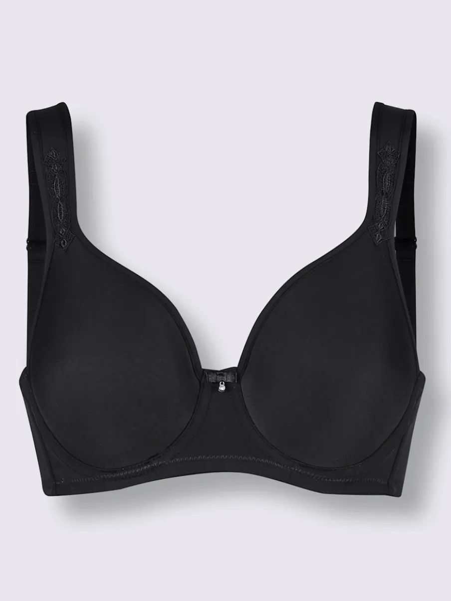 Soutien-gorge sans armatures à bonnets spacer respirants et dentelle