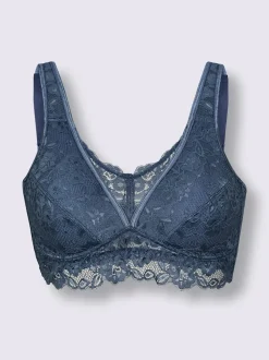 Soutiens-gorges sans armatures avec dentelle transparente confortable