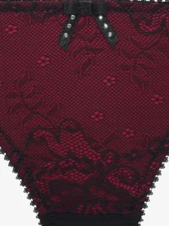String dentelle doublée devant