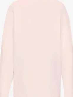 Sweater ample avec encolure en V et manches longues.