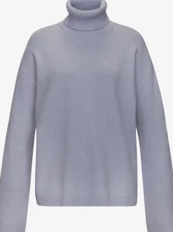 Sweater en tricot doux avec col roulé et manches longues
