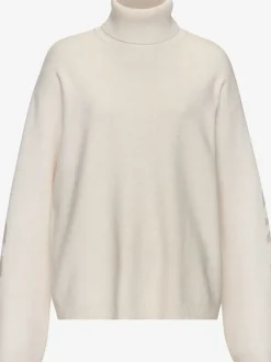 Sweater en tricot doux avec col roulé et manches longues