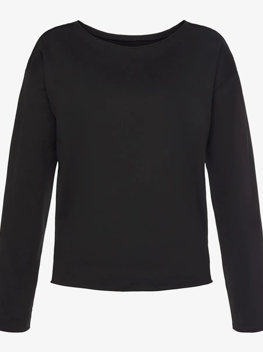 Sweatshirt ample à encolure ronde et manches longues