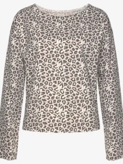Sweatshirt ample à encolure ronde et manches longues
