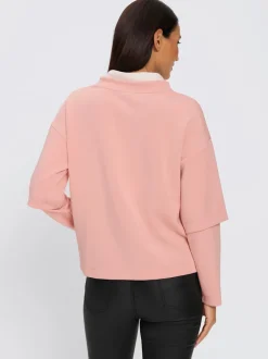 Sweatshirt aspect 2 en 1 tendance