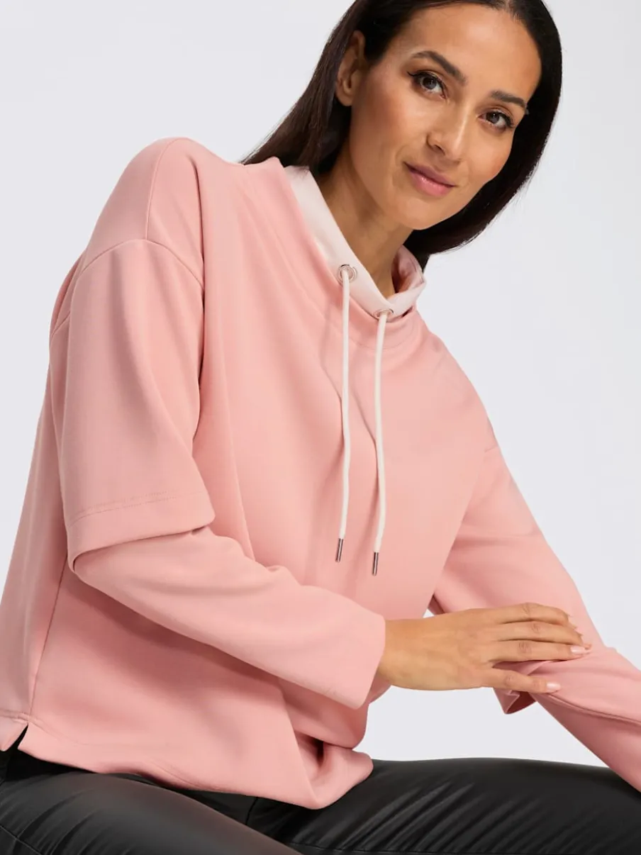 Sweatshirt aspect 2 en 1 tendance