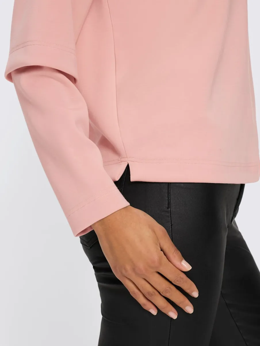 Sweatshirt aspect 2 en 1 tendance