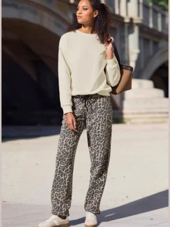 Sweatshirt aux coloris unis tendance