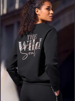 Sweatshirt aux coloris unis tendance