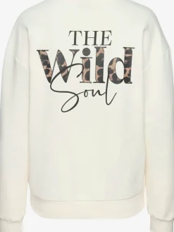 Sweatshirt aux coloris unis tendance