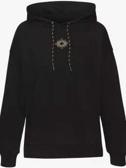 Sweatshirt à capuche avec cordon réglable et imprimés graphiques