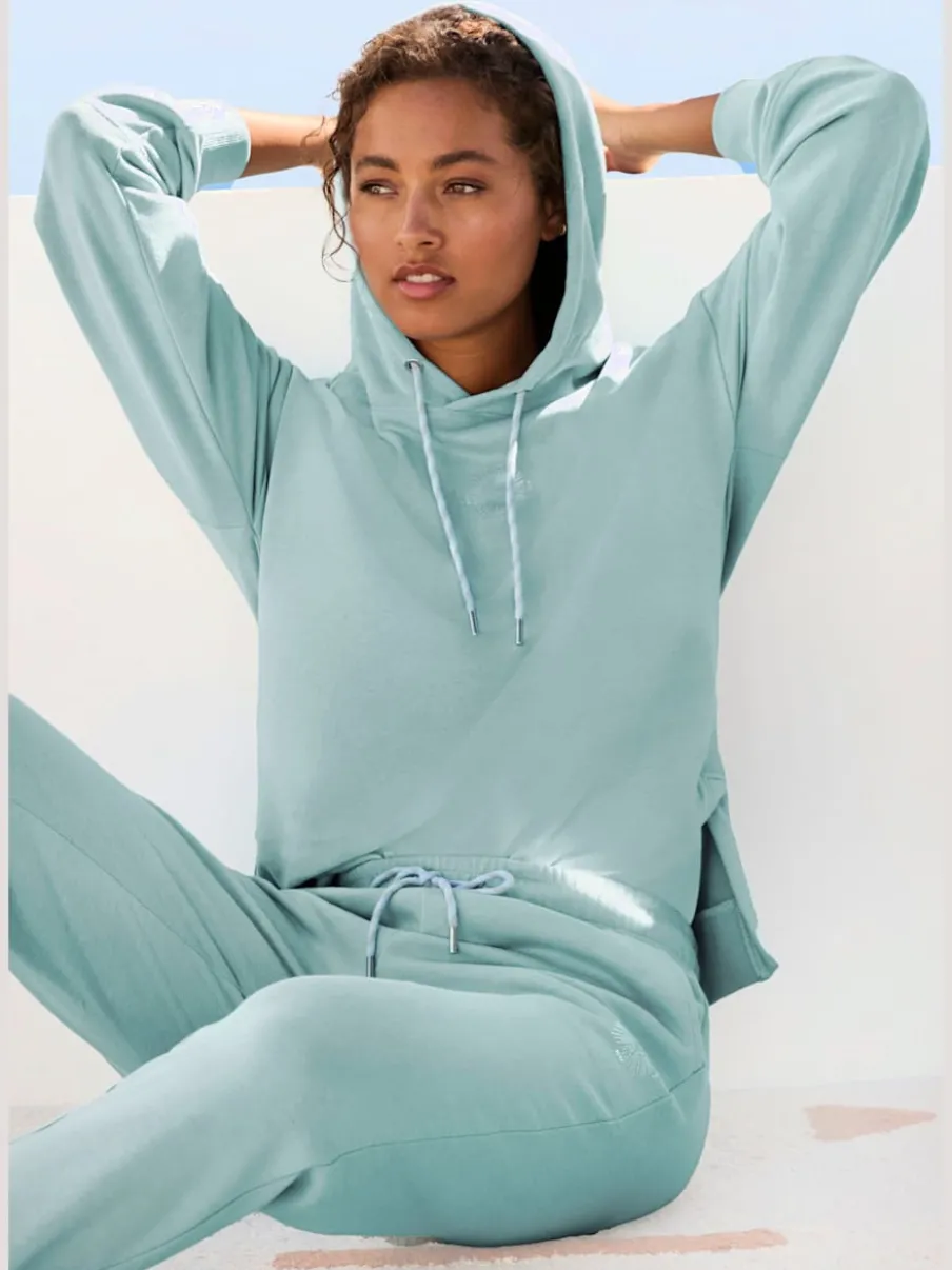 Sweatshirt à capuche avec cordon réglable et imprimés graphiques