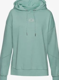 Sweatshirt à capuche avec cordon réglable et imprimés graphiques