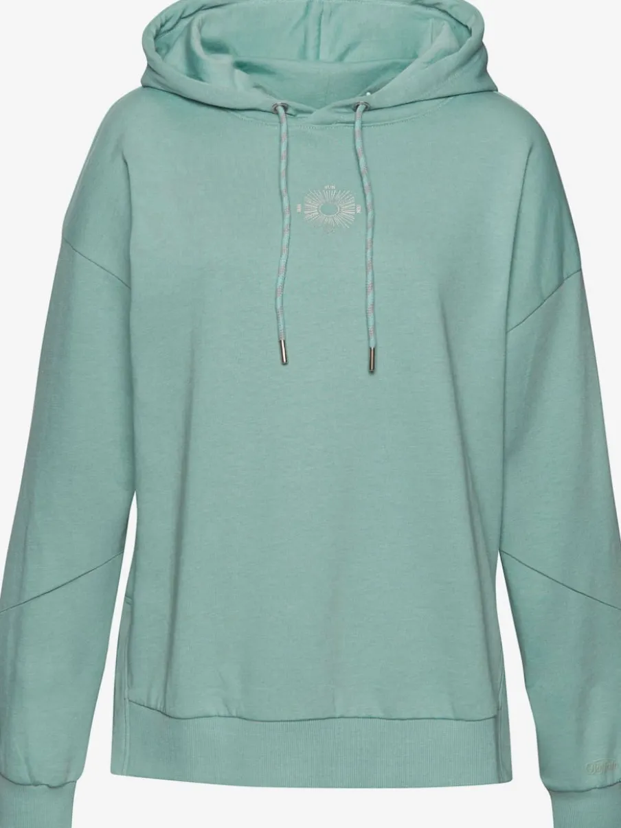 Sweatshirt à capuche avec cordon réglable et imprimés graphiques