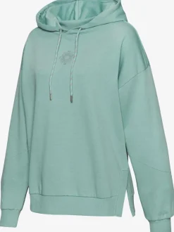 Sweatshirt à capuche avec cordon réglable et imprimés graphiques