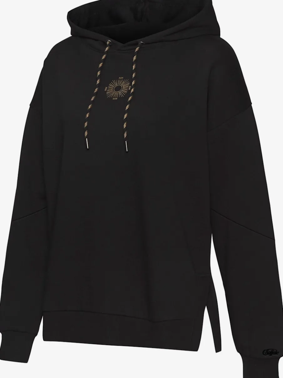 Sweatshirt à capuche avec cordon réglable et imprimés graphiques