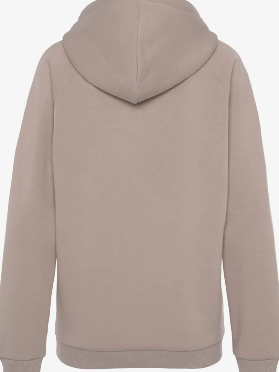 Sweatshirt à capuche avec logo brodé et finitions côtelées
